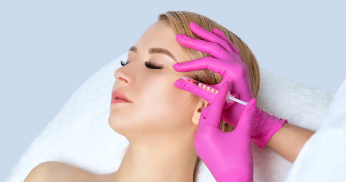 Women getting Neurotoxin Treatment in Plainview, NY from Professional